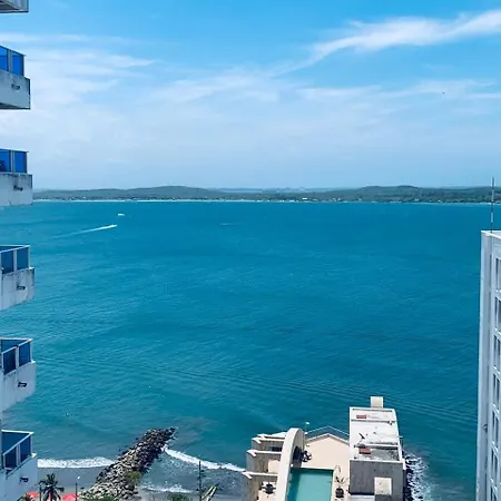 Lindo En El Laguito Bocagrande Con Vista Al Mar Apartment *